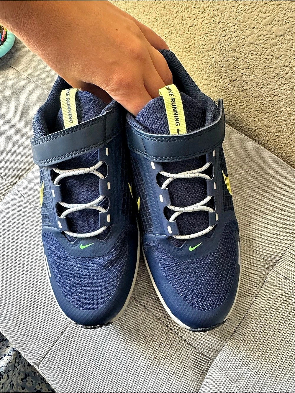 NWT Nike Star Runner Kids Blue & Yellow Sneakers